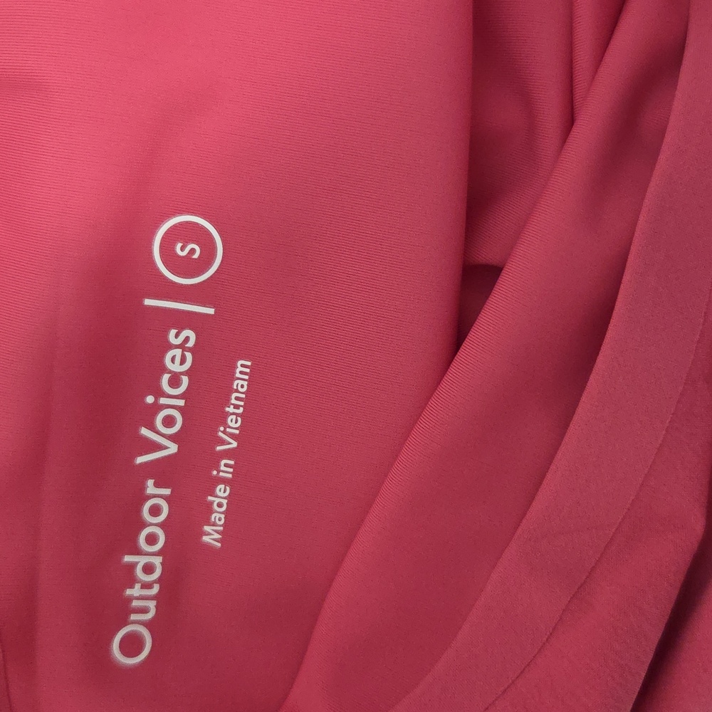 Outdoor Voices Vibrant Pink Mini Dress With Built In Shorts - Picture 6 of 8